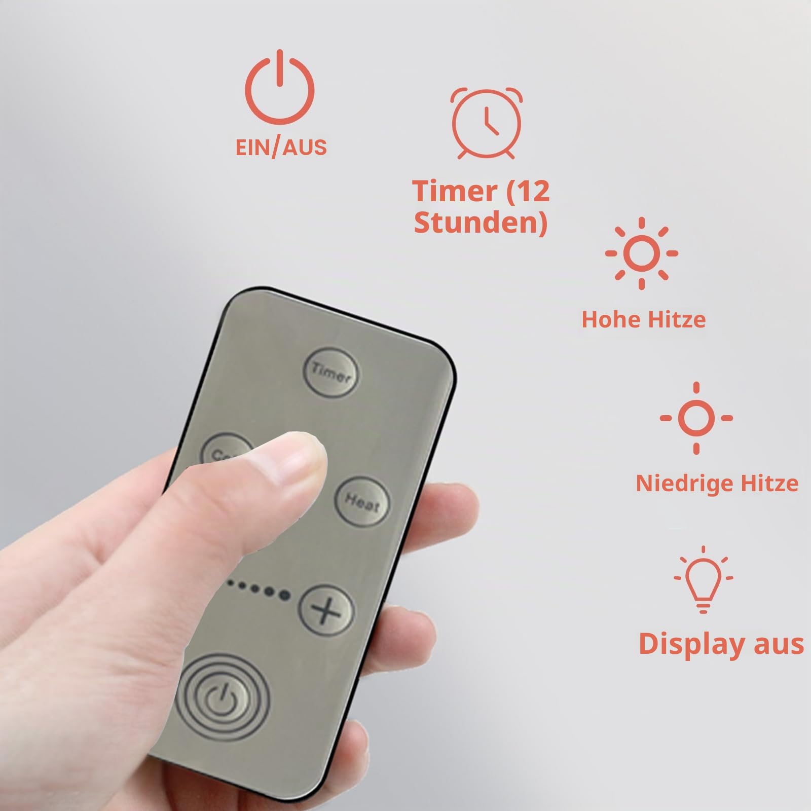 Climafy Wandventilator mit Fernbedienung, tragbarer Split-Klimagerät ohne Außeneinheit, konstante Temperatur
