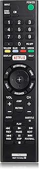 RMT-TX100U Sony TV Remote - Replacement for All Bravia LCD LED HD Smart TVs With Netflix Button