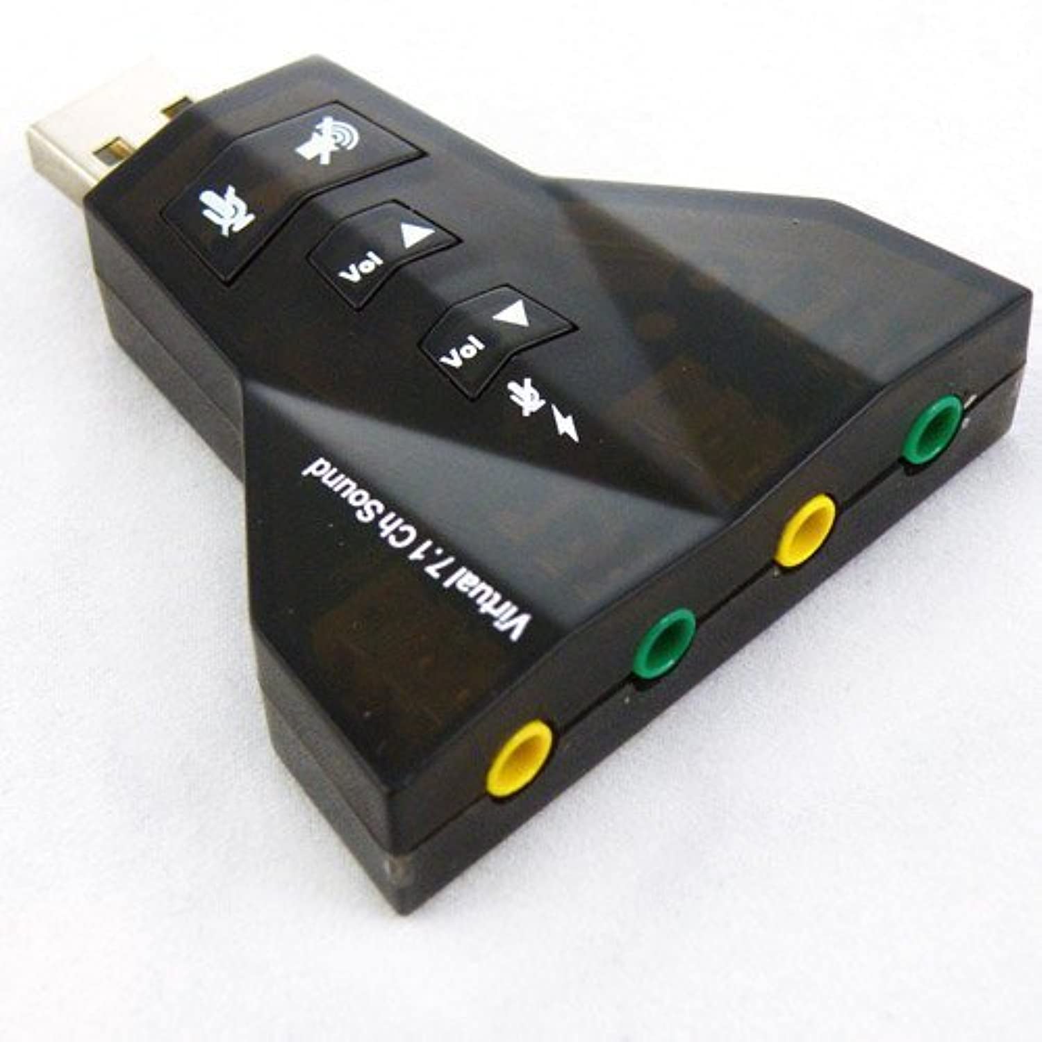 Storite USB Sound Cards 7.1 black 7.1 Channel USB Sound Card