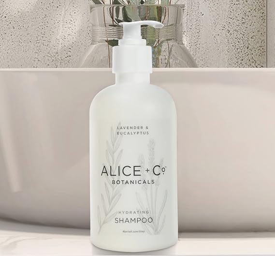 Alice + Co. Shampoo & Conditioner | Lavender & Eucalyptus | Fairfield by Marriott | Hotel Bath Amenities | 8.5 oz Bottles | Hair Care Set