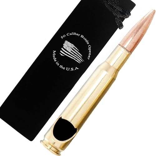 Miniatura 2 de 50 Caliber BMG - Abrebotellas en forma de bala de latón (6 unidades)