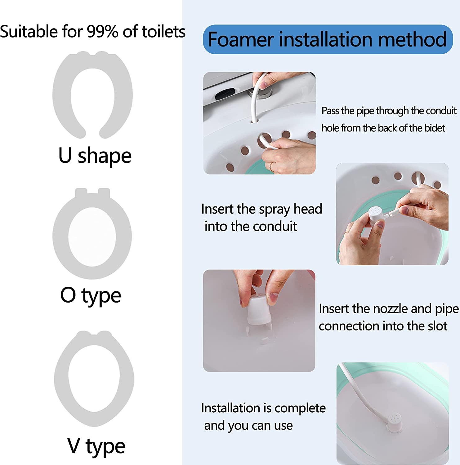 Sitz Vasca da bagno per WC, seduta seduta da bagno, per donne incinte, cura postpartum, OLIYA, adatta per WC e sedia da salotto universali (pieghevole con lavabo), con 2 ganci e 1 asciugamano.