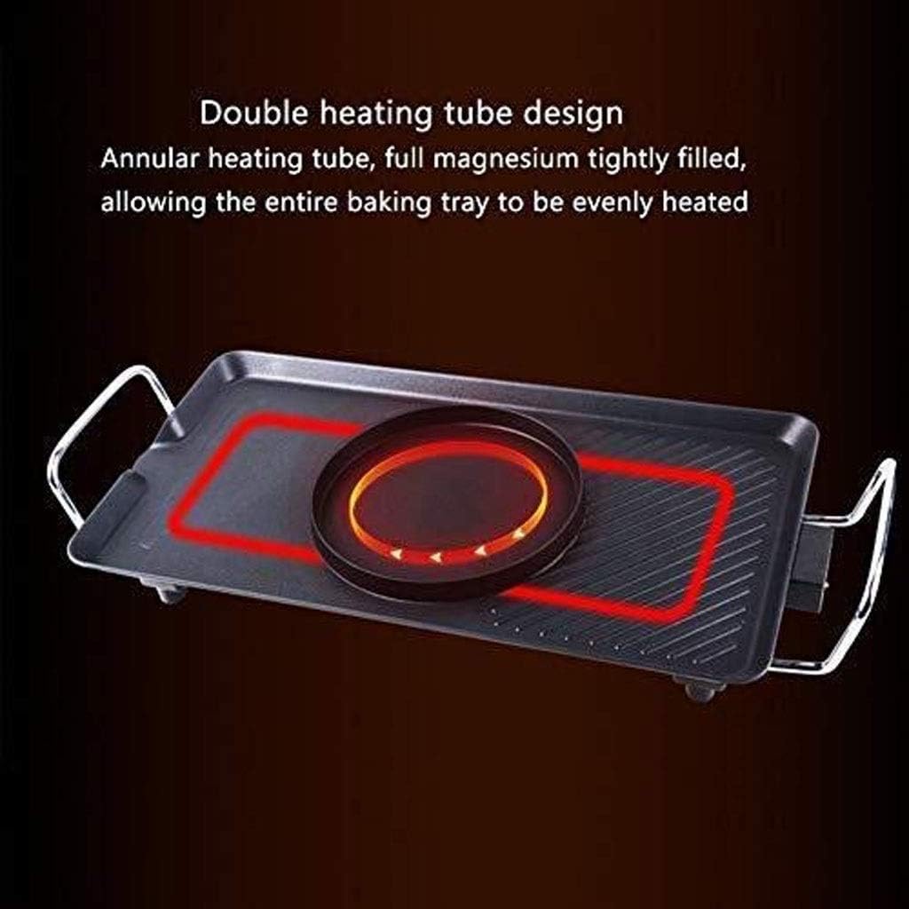 Electric Grill, Non-smoking Hot Pot, Non-stick Multi-purpose Barbecue, New U-shaped Design Heating Tube