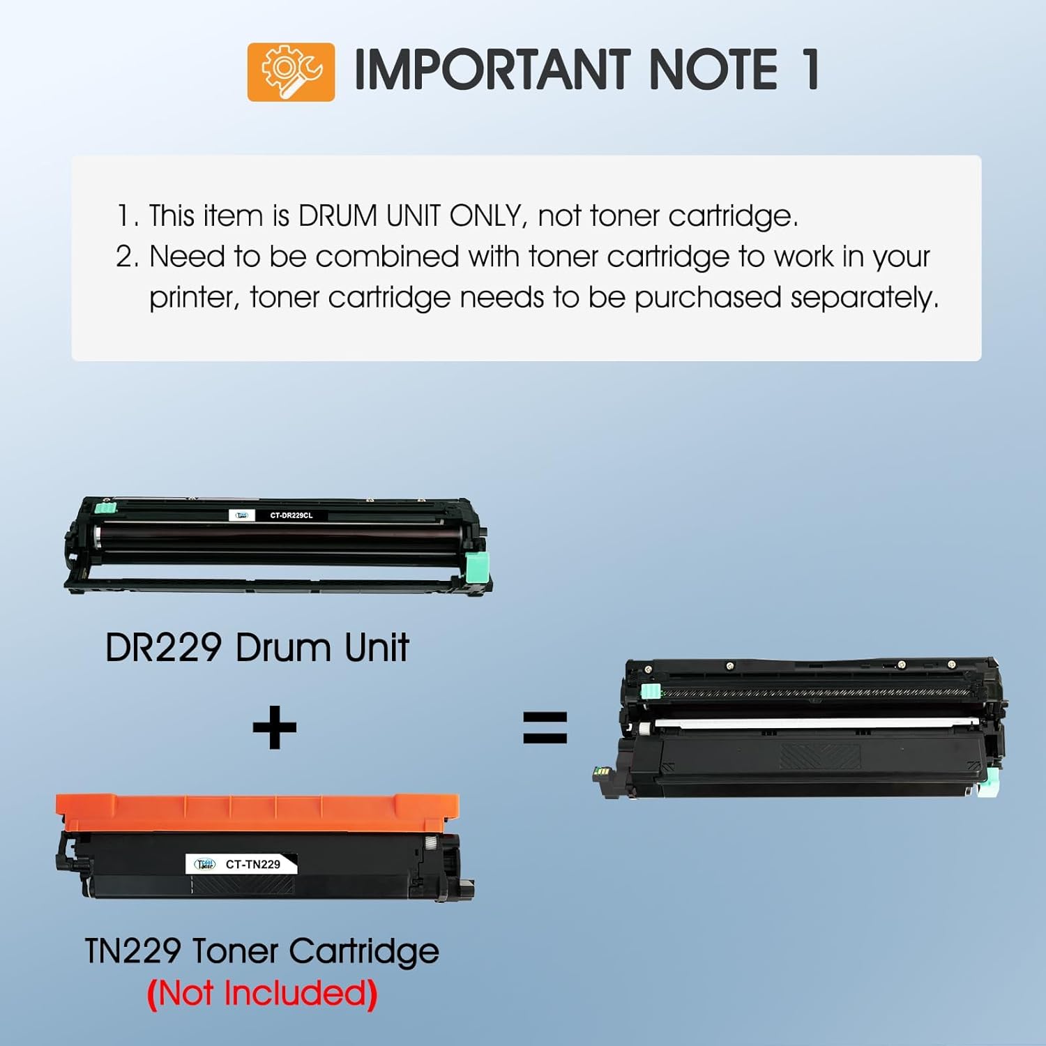 DR229 DR229CL Drum Unit 4-Pack Compatible Replacement for Brother DR229 DR-229CL for MFC-L3780cdw MFC-L3720cdw HL-L3220cdw HL-L3280cdw HL-L3295cdw DCP-L3560cdw Printer