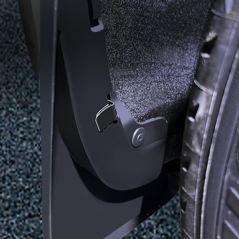 Image of Compatible with Tesla 2024 (Highland) Model 3 Mud Flaps Splash Guard Accessories No Drilling Required (Set of 4)