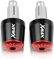 Vista 16 de Contrapeso motocicleta 7/8 "0.866 in manillar Grips extremo manillar tapa tapa enchufe para Yamaha Xmax X-MAX 125 250 300 400 XMAX125 XMAX250 XMAX300