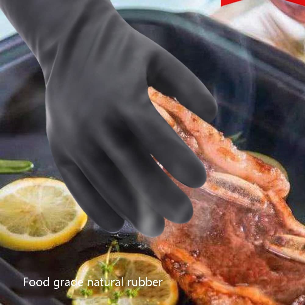 FUFU Manoplas Guantes De Jardinería For Hombres Y Mujeres, 1 Pares De Guantes Resistentes Al Calor, Guantes De Trabajo Resistentes A Los Pinchos, Guantes De Seguridad De La Construcción (Size : M)