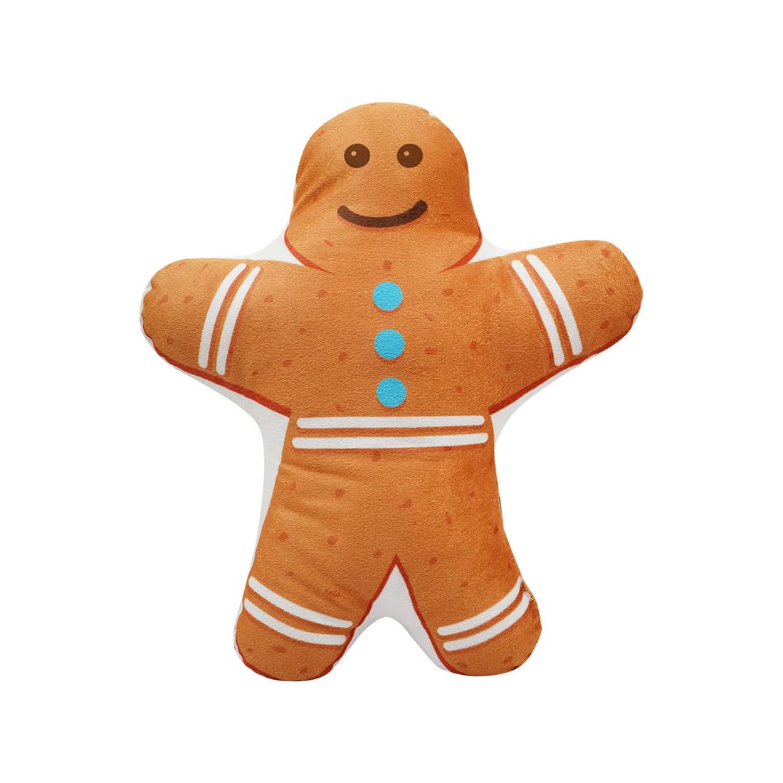Crazyify Stuffed Christmas Ginger Man Printed Pillow for Kids| Boys | Plush Cushion/Toys for Kids (Size-40cm) Xmas Decoration | Gift for Friends | Cushion for Christmas Decoration (B0BQYMMRMM) Amazon Price History, Amazon Price Tracker