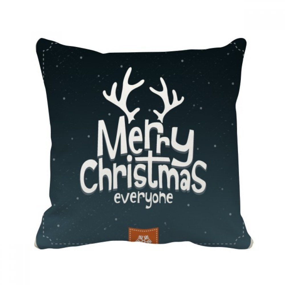 Coussin Bonhomme de Neige Noël 40x40 cm Carré pour Canapé