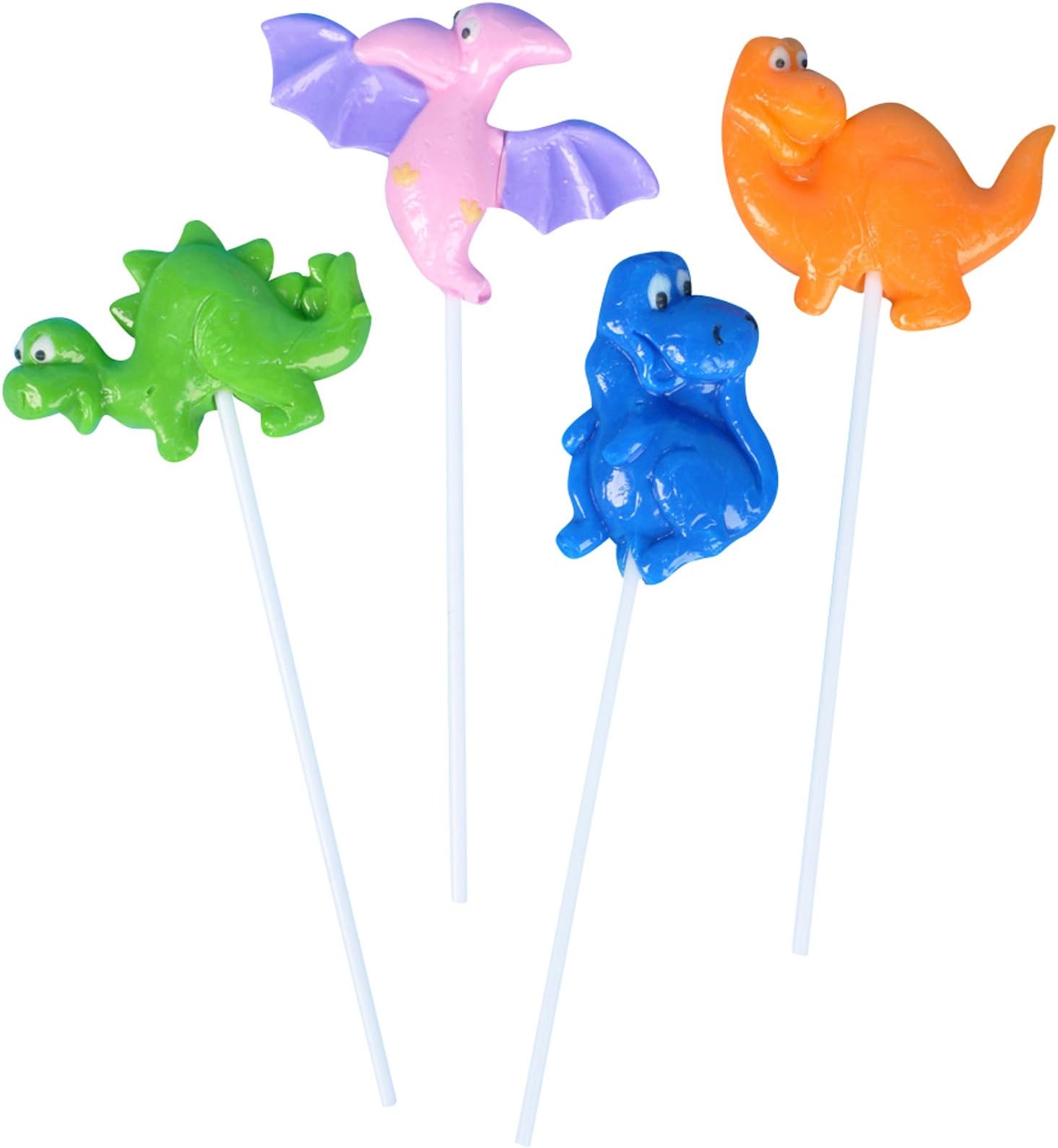 Rhode Island Novelties 227732 Dinosaur Lollipops Vaous - Color May Vary