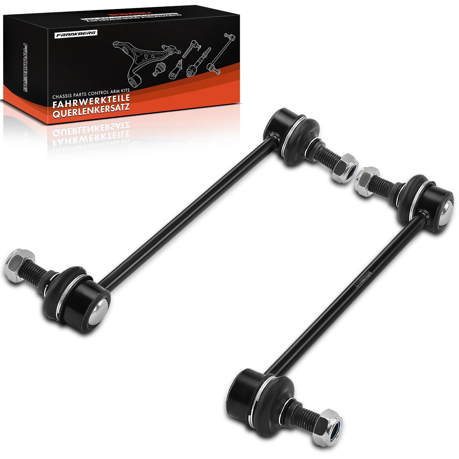Frankberg 2x Koppelstange Vorderachse Kompatibel mit Combo 2001-2012 Combo Tour 2001-2011 Corsa C F08 F68 X01 Corsa D S07 Meriva Tigra Twintop Vectra B 9-5 YS3E Replace# 350610