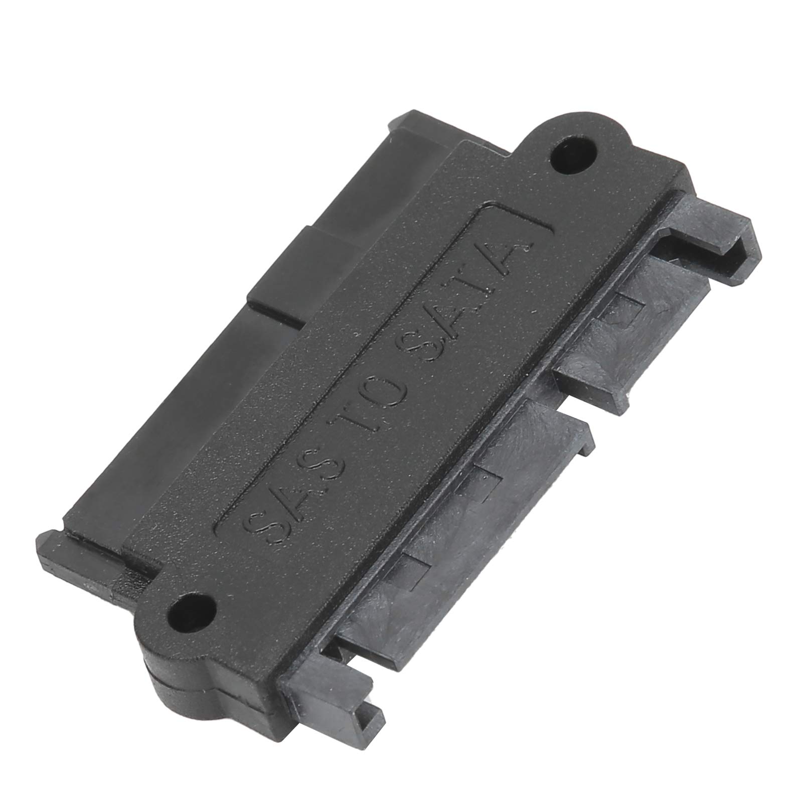 Adapter SAS do SATA, 22-pinowy na 7-pinowy SF-092 SAS + 15-pinowy dysk twardy SATA Płyta główna 15-pinowy konwerter zasilacza(black)