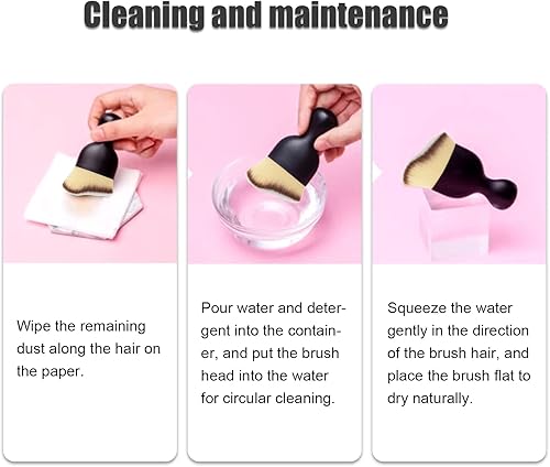 Miniatura 6 de Ajxn 1 cepillo de polvo para interior de automóvil, cerdas de nanofibra, cepillo de detalle de hendiduras, cepillo de belleza brillante, cepillo