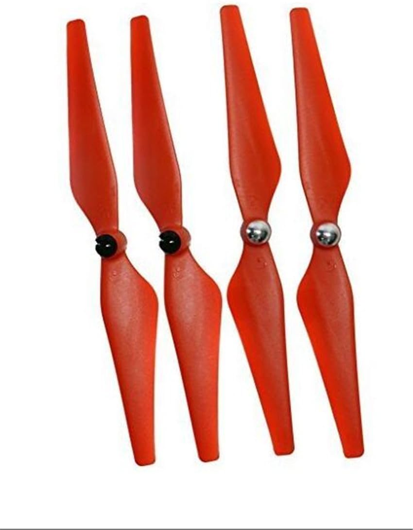 Hobbylane 2 Pairs 9450 Self-tightening Propellers Blades Props for DJI Phantom 3 Phantom 2 and Phantom 1 Quadcopters Red