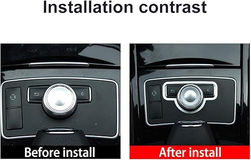 Miniatura 2 de YIWANG - Pomo multimedia de aleación de aluminio para Mercedes Benz Clase C W204 GLK X204 E Clase W212