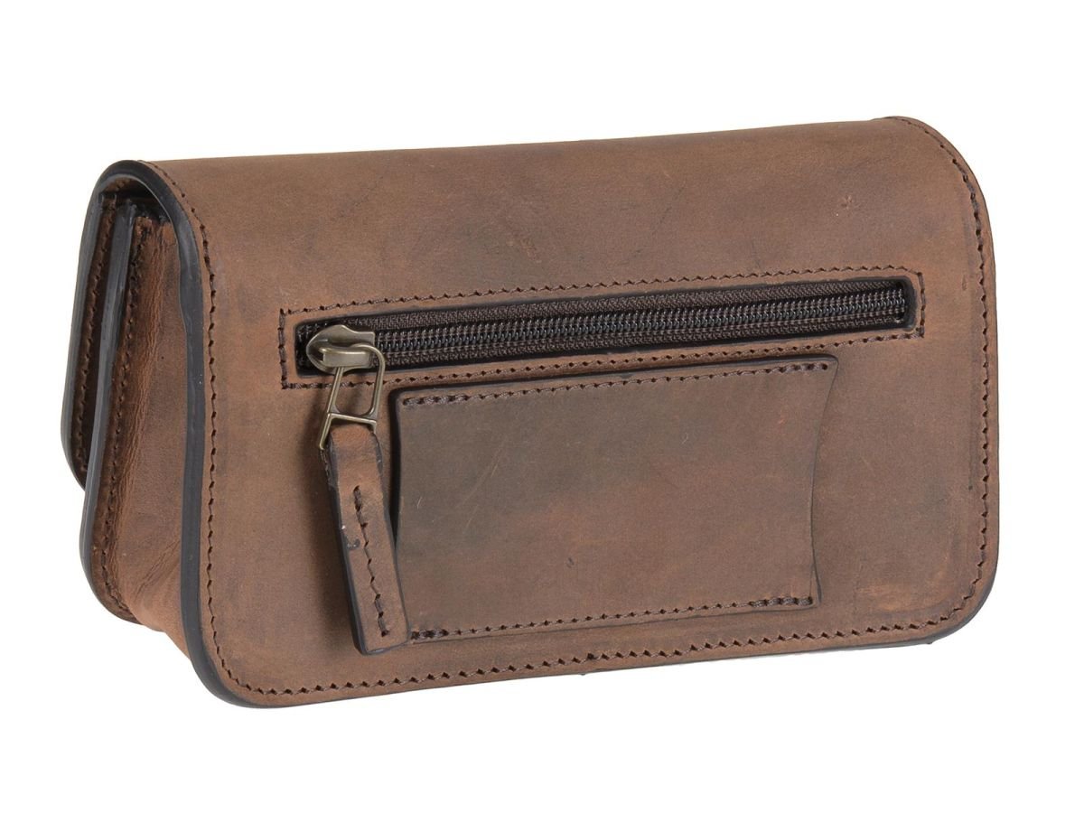 Gürteltasche Leder quer Damen Herren Wandern Festival Reise Ruitertassen Ranger