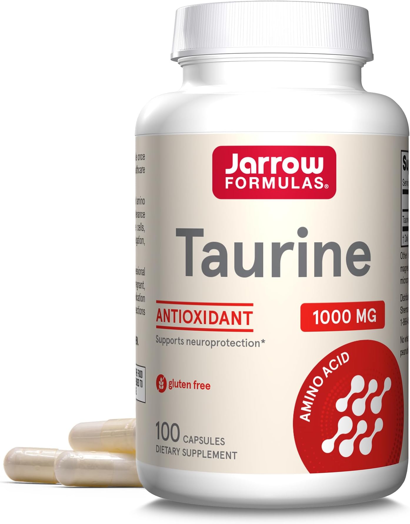 Taurine, Brain & Memory Support, 1000 Mg, 100 Caps