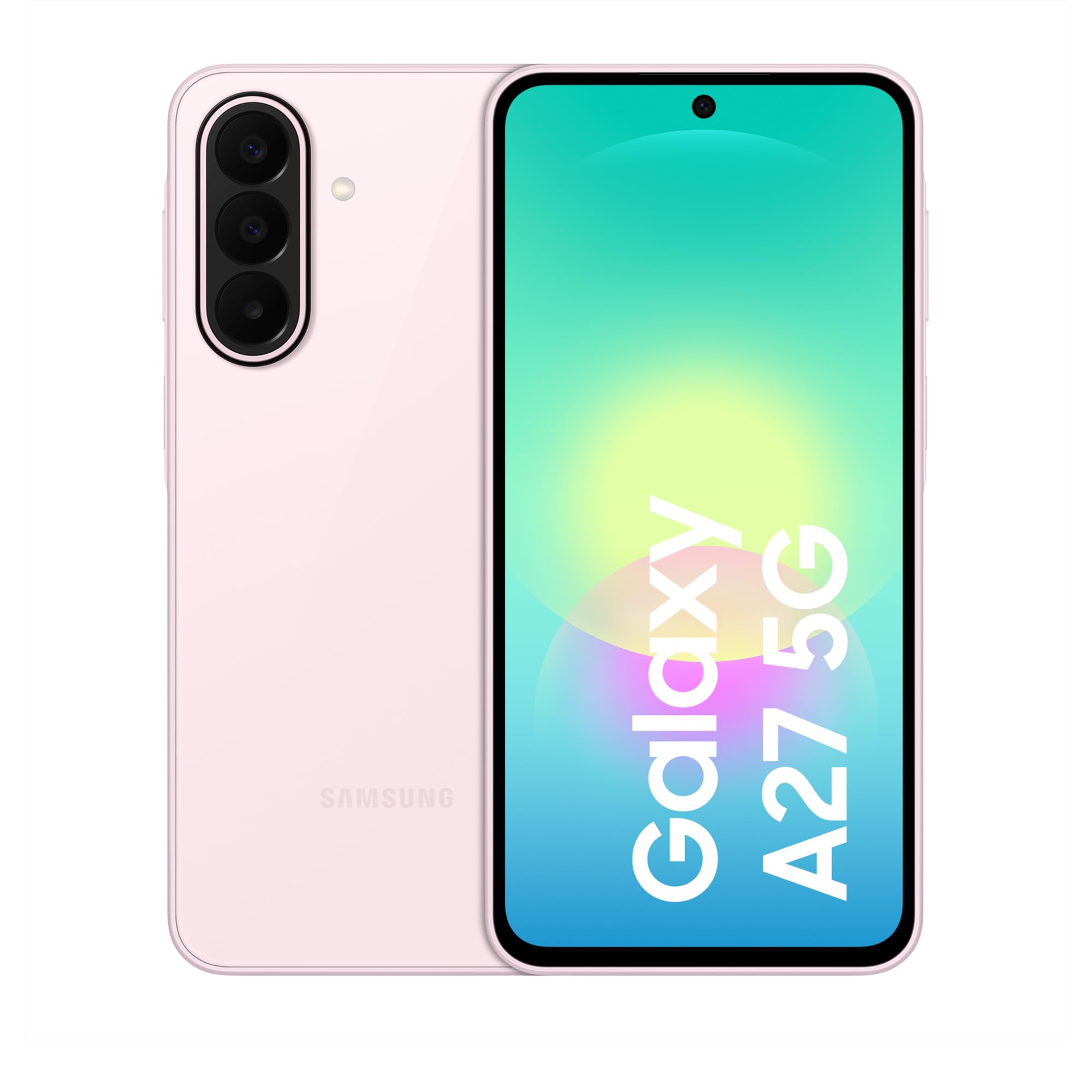 Samsung Galaxy A27 5G 128GB Teléfono Móvi con IA, Rosa, Garantía 3+1 Años