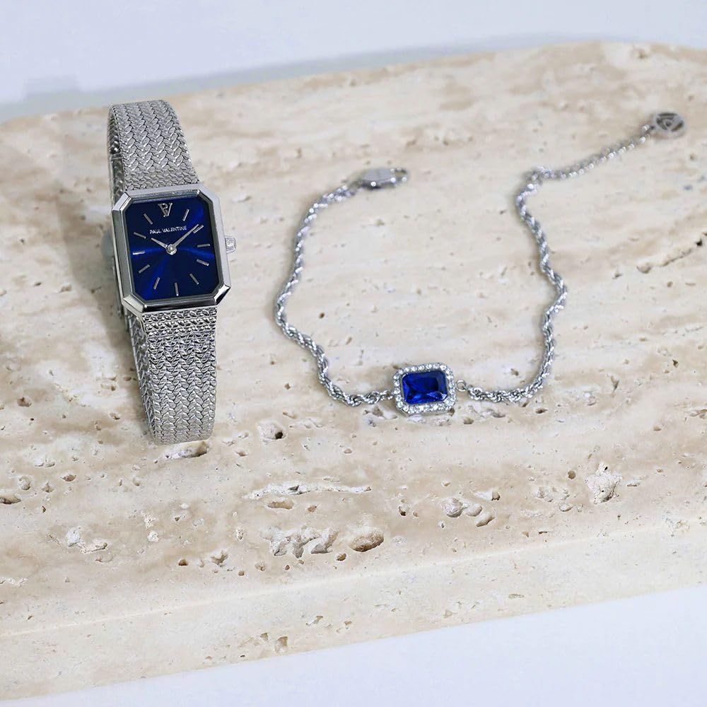 PAUL VALENTINE - Bracelet pour Femme en Acier inoxydable - avec Zircone