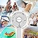 VersionTECH. Portable Handheld Fan, Powerful+Durable+4000mAh+180° Foldable, Mini Table Fans with USB Rechargeable Battery Operated Cooling Accessories for Personal Use, Travel, Office White