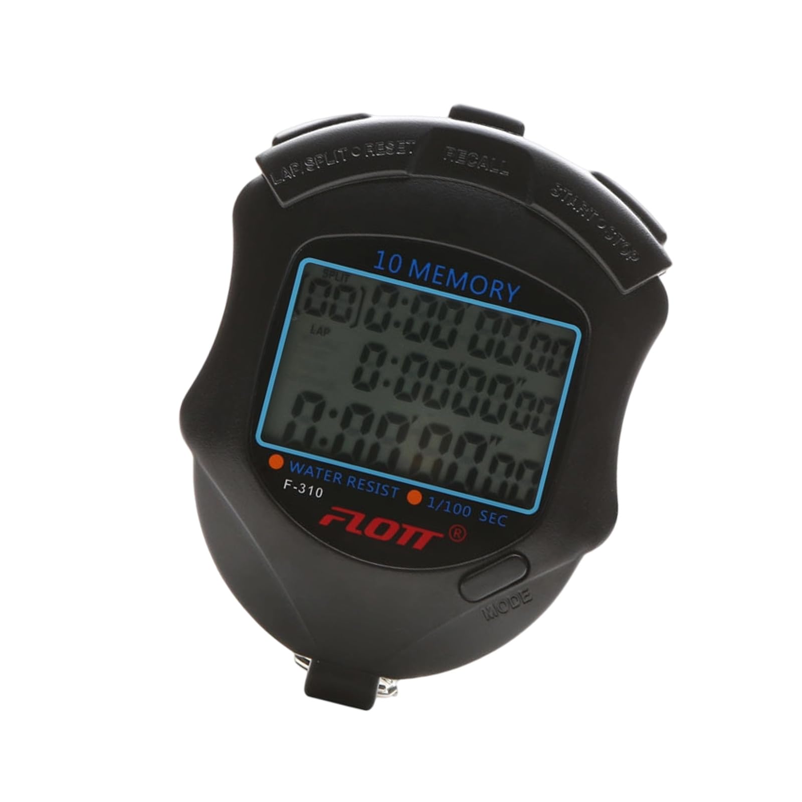 Tsophreniq F310 10/30 / 60/100 Lap Memory Stopwatches For Swimming Running Training Timer Digital Countdown Professional Sports