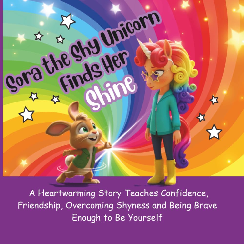 Sora the Shy Unicorn Finds Her Shine:: A Heartwarming Story Teaches Confidence, Friendship, Overcoming Shyness and Being Brave Enough to Be Yourself! For All AGes