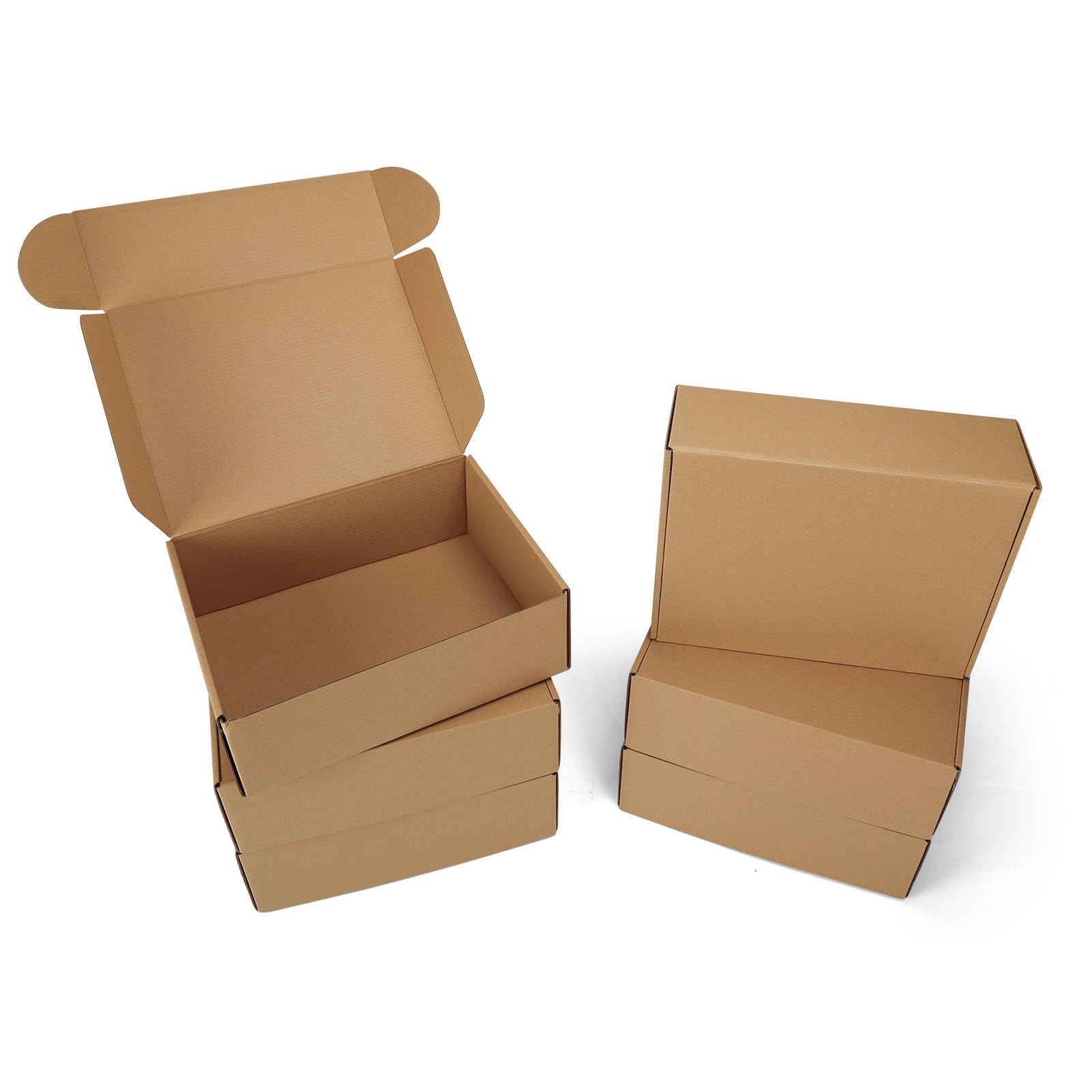 PHAREGE 12 x 9 x 4インチ ブラウン 配送ボックス 6パック Corrugated