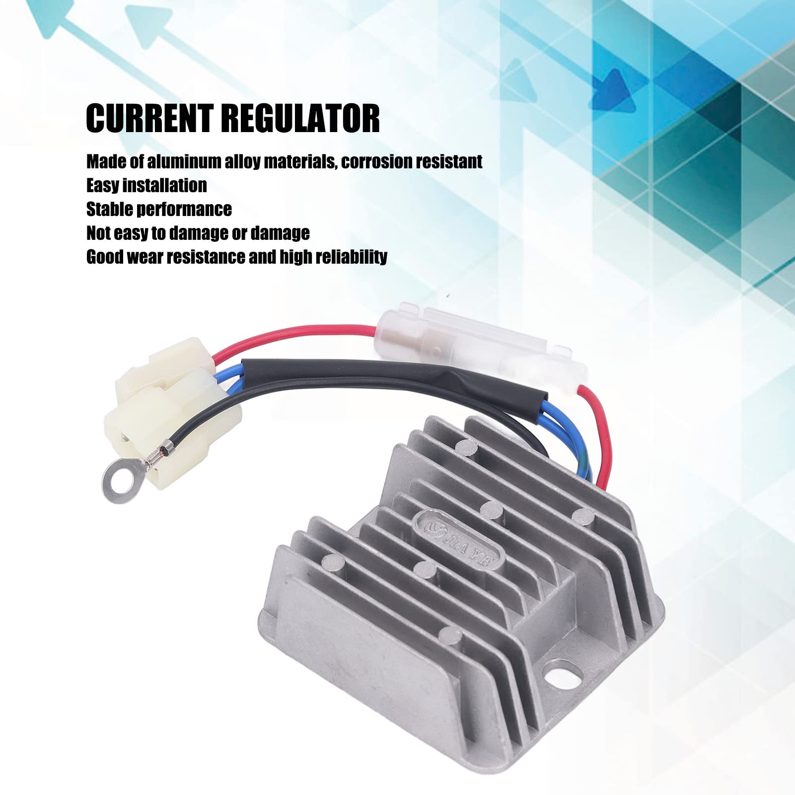 Tissting Regulador de Voltaje, Estabilizador Eléctrico Compacto 170A 188F para Generador Diésel con 4 Líneas de Instalación Rápida y Aleación de Aluminio