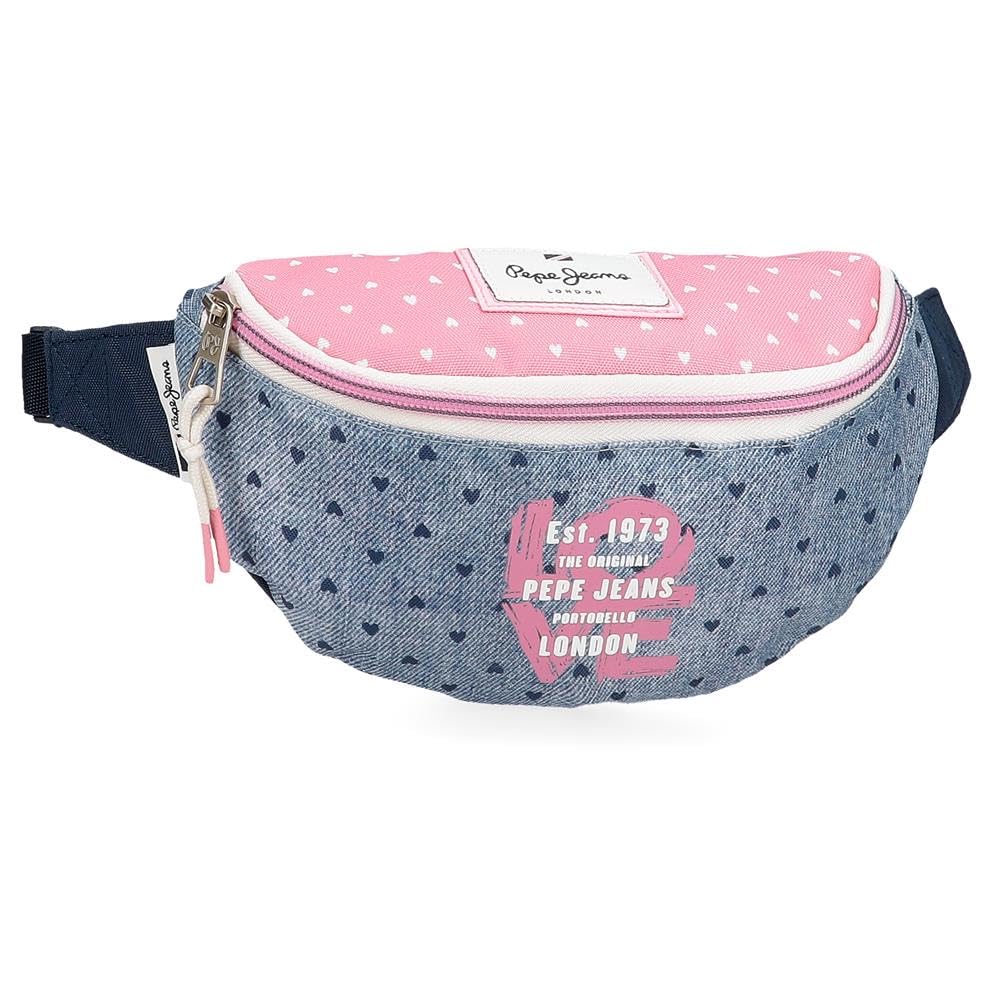 Pepe Jeans Noni Denim Riñonera Multicolor 22x12x7 cms Poliéster by Joumma Bags by Joumma Bags