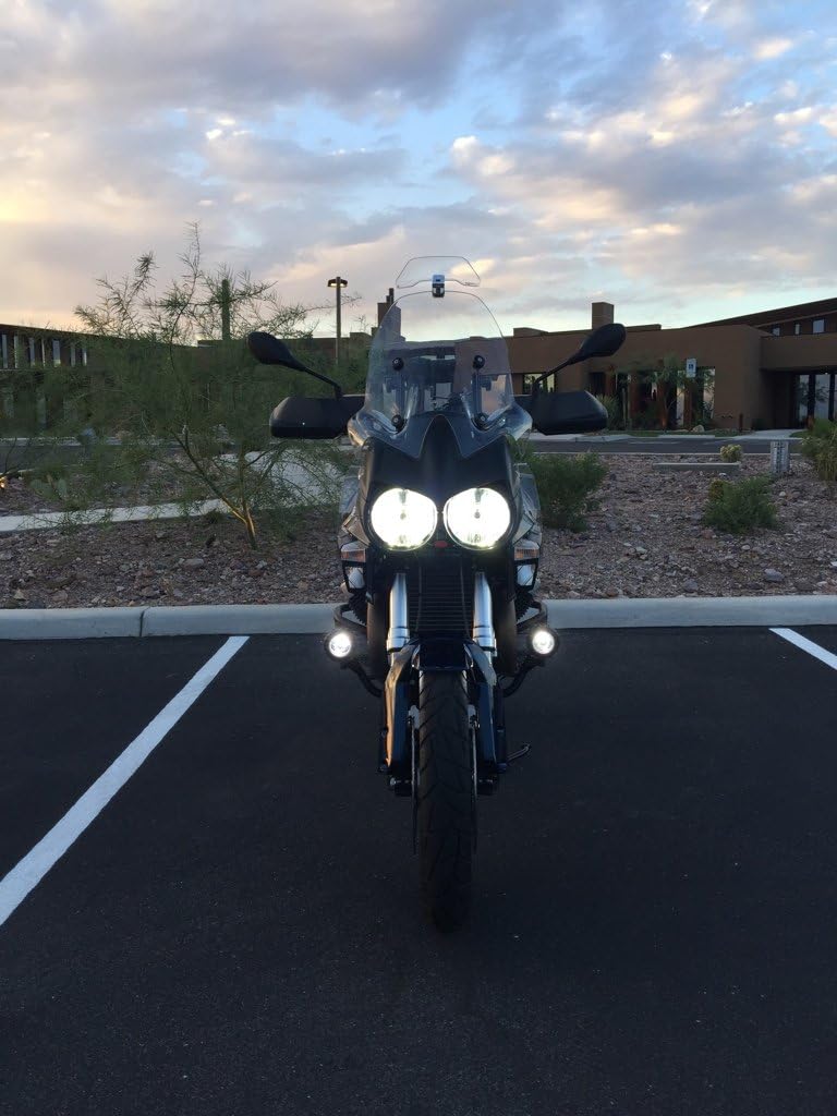 6000K LED Auxiliary Lamps Lights Kit For Moto Guzzi Stelvio