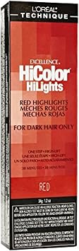 L'Oreal Excel Hicolor Highlights Red 34g Pack of 3