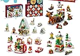 Sitodier Christmas Advent Calendar 2024 Building Toy, 1099 PCS Christmas Countdown Building Blocks Set for Kids, 24 Christmas Surprises for Boys Girls 6-12+ Years Old