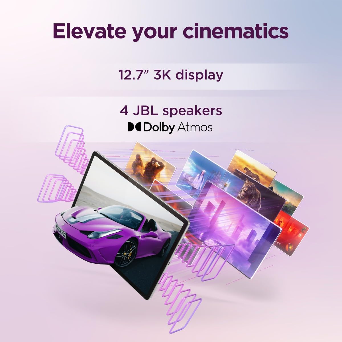 Lenovo Idea Tab Pro, 12,7", MediaTek Dimensity 8300, 144Hz, 256GB, Grigio | 8 GB RAM, Android 14, Wi-Fi 6E + BT5.3, USB-C, Tab Pen Plus incluso