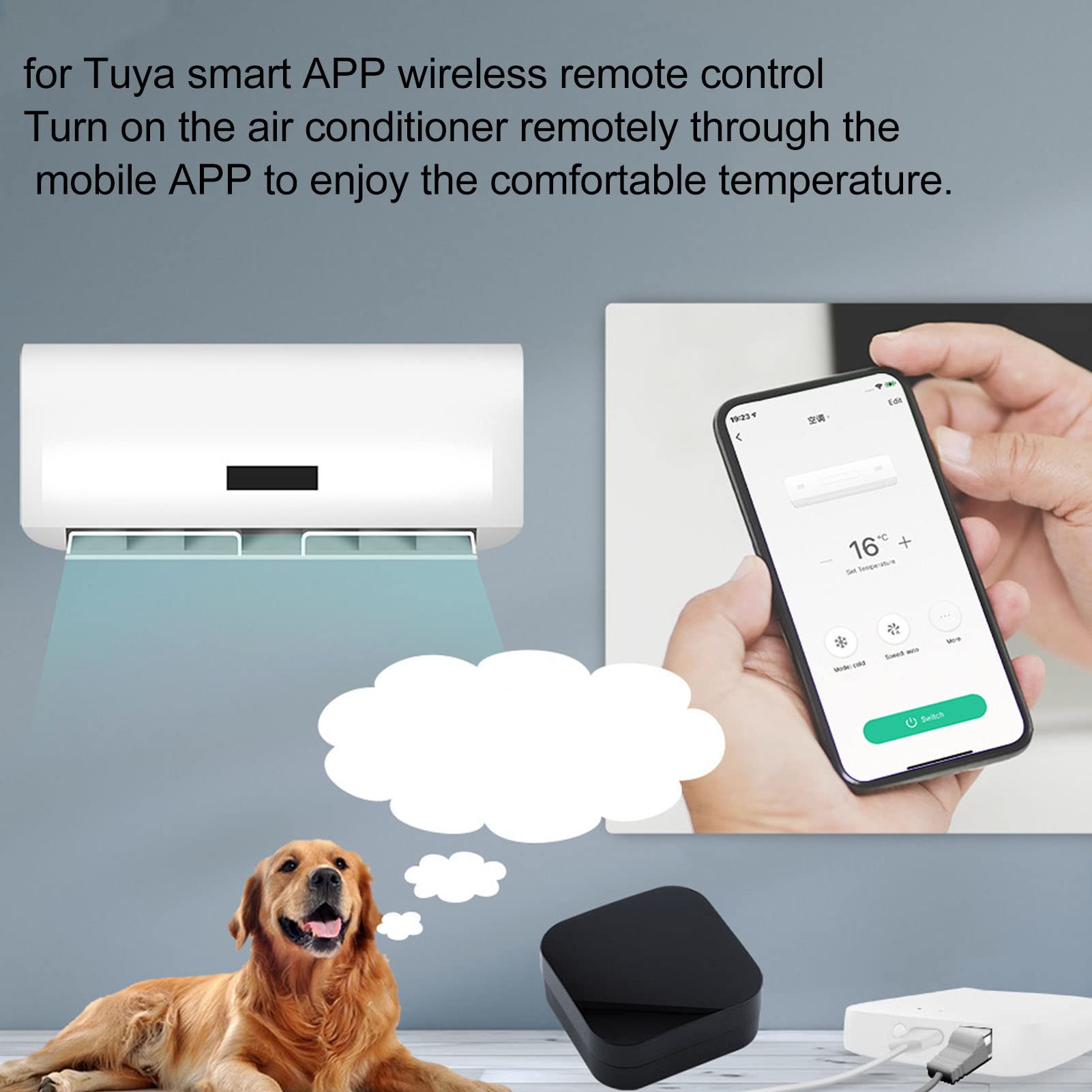 Aramox Telecomando a Infrarossi Intelligente, Telecomando Universale a Infrarossi TV Aria Condizionata Controller per Casa Intelligente Temporizzazione Remota per Tuya per Zigbee