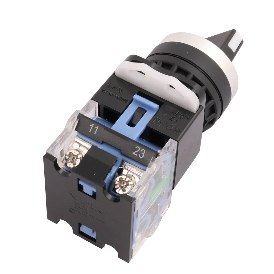 Aexit Self Locking Control electrical Latching Rotary Selector Switch Ui440V Ith10A AC-15 DC-13 Black