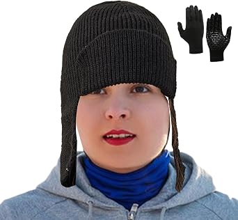 Women Hat And Gloves Set Elastic Breathable Fashionable Kit