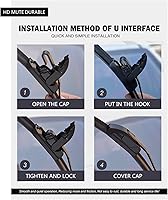 Vista 6 de Repuesto para Lexus UX250h 2019-2020, Mazda 5 2006-2015 Limpiaparabrisas silencioso -FAPIUO limpiaparabrisas delantero y trasero de 26 pulgadas, 16