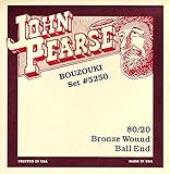 John Pearse Strings® 5250 Jeu de Cordes pour Irish Bouzouki - 80/20 Bronze Wound - Ball-E...