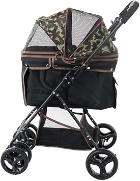 Amazon Gemorisy ペットカート 小型犬 中型犬 犬 猫 小動物 ウサギ 多頭 犬用 カート ペットバギー フォールディング 4輪ペットカート 折りたたみ ウサギ 新型 耐荷重kg ドックカート 組立簡単 工具不要 介護用 人気カモフラ Gemorisy カート 通販