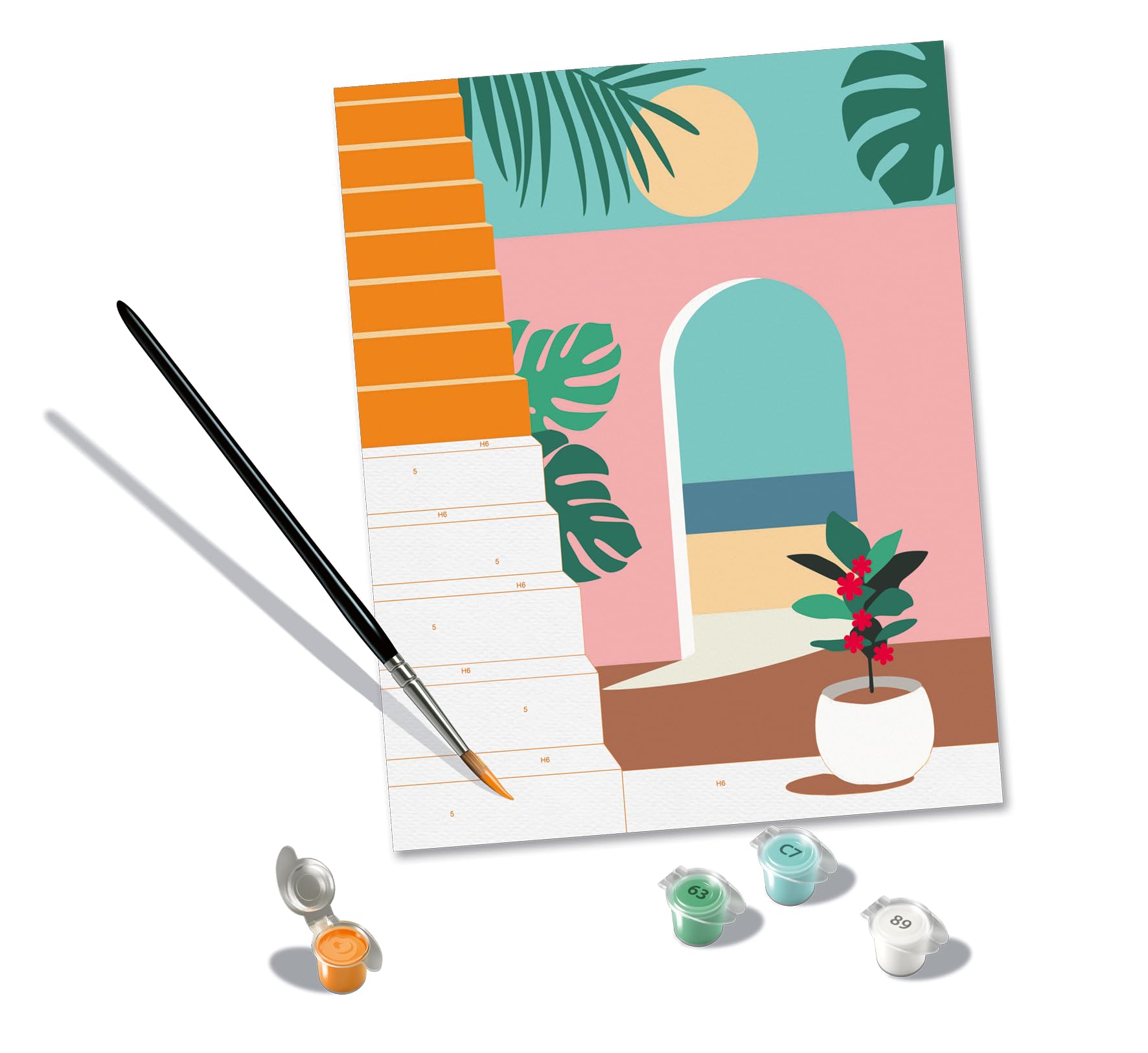 Creart Vacation Mode Paint by Numbers Kit for Adults