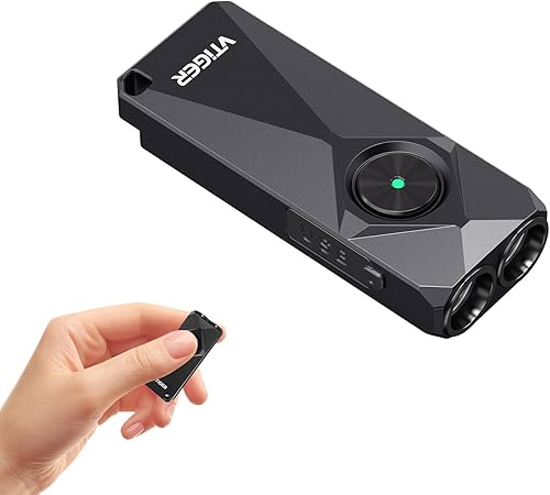 VTIGER K1 - Llavero de 800 lúmenes altos, pequeña linterna recargable EDC para llavero, linterna pequeña LED compacta con magnética, mini luces de