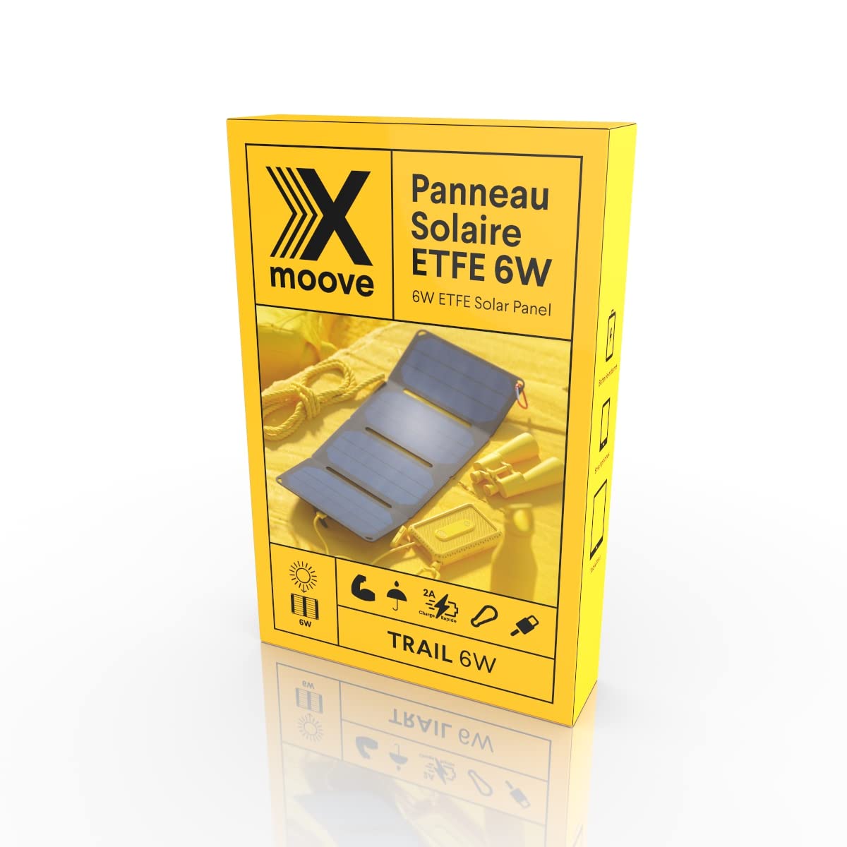 Xmoove - Panneau Solaire ETFE Pliable, 6W - TRAIL6