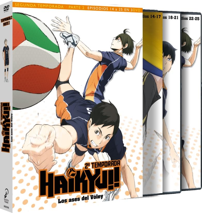 Haikyu!! Los Ases Del Voley Temporada 2 Parte 2 Ep. 14-25 [DVD]