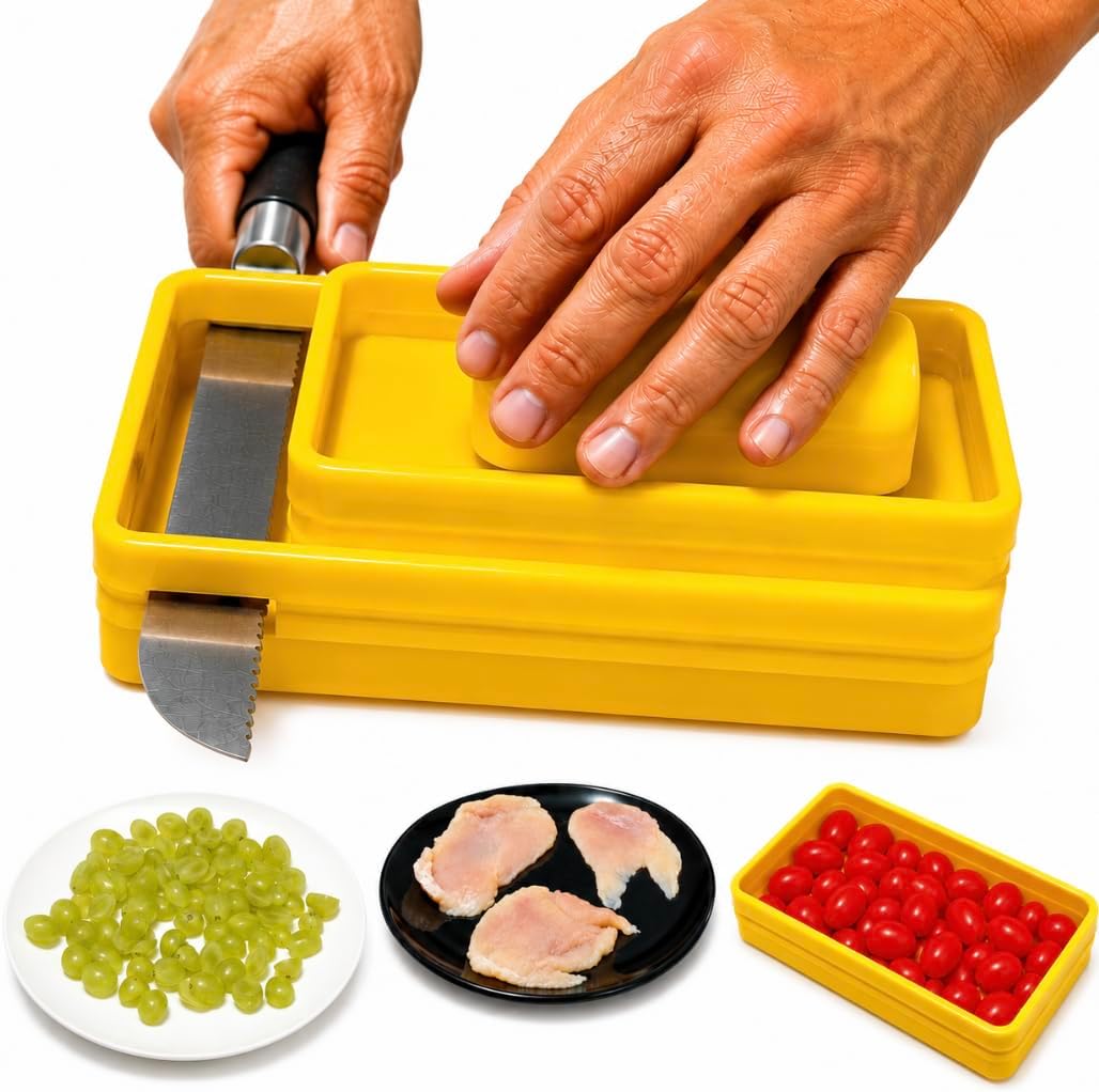 Cortador y rebanador manual para pechuga de pollo