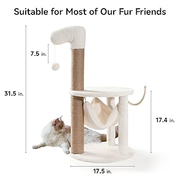 Amazon | FUKUMARU キャットタワー ポニーシェイプ 猫タワー