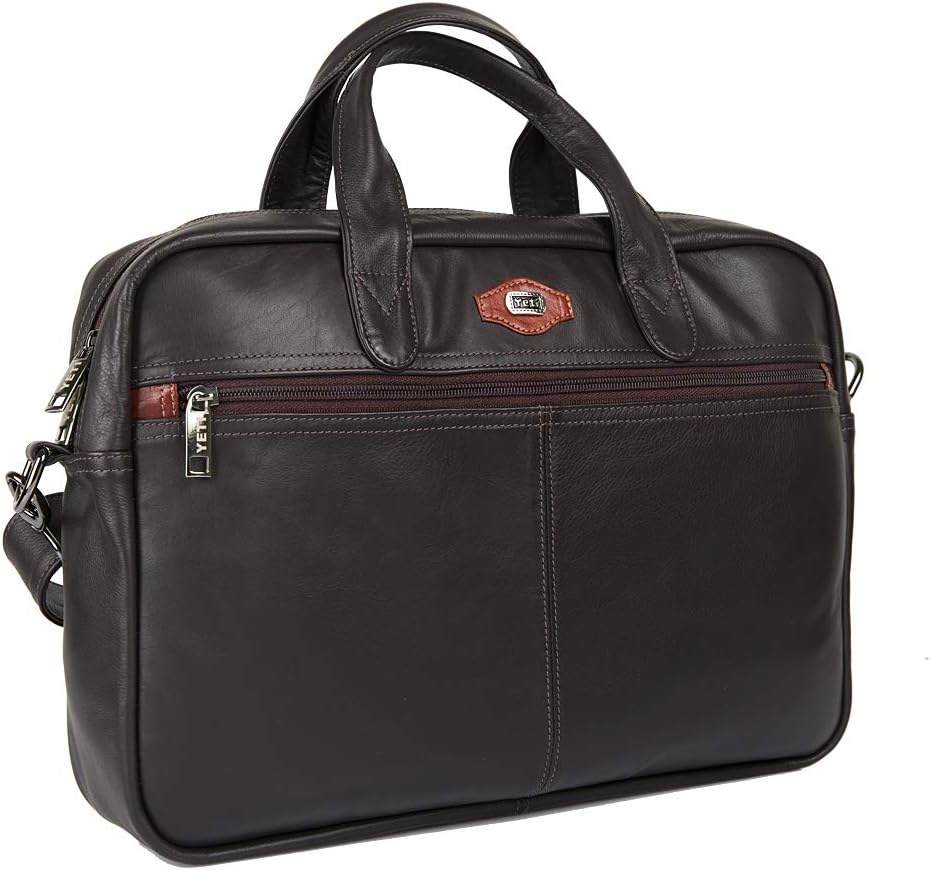 Gеt Dіѕсоunt 70% Prісе Yeti Leather Compact Laptop Case In Soft And Supple Full Grain Leather Brass Hardware - Brown