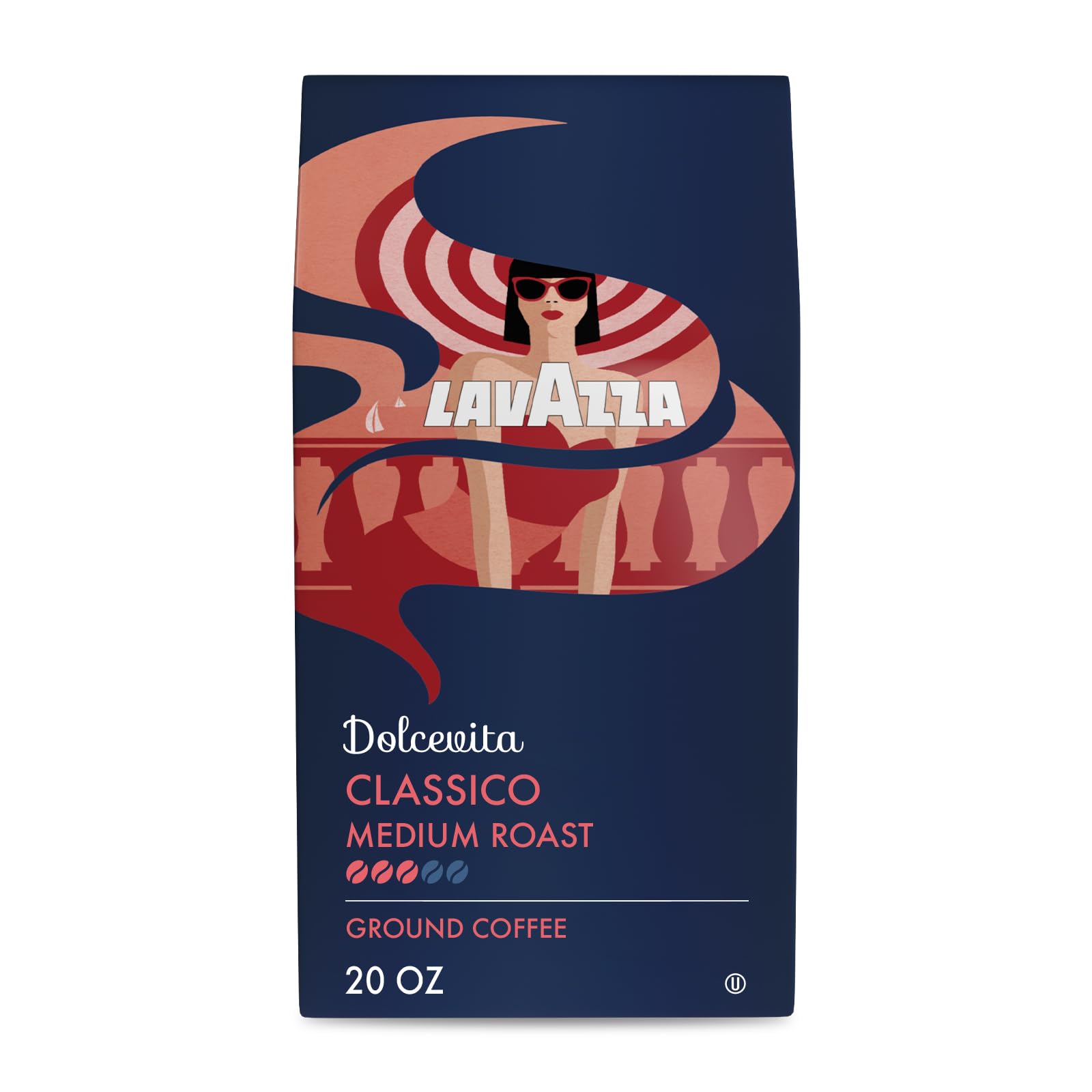 

                                                    Lavazza Classico Ground Coffee Blend, Medium Roast