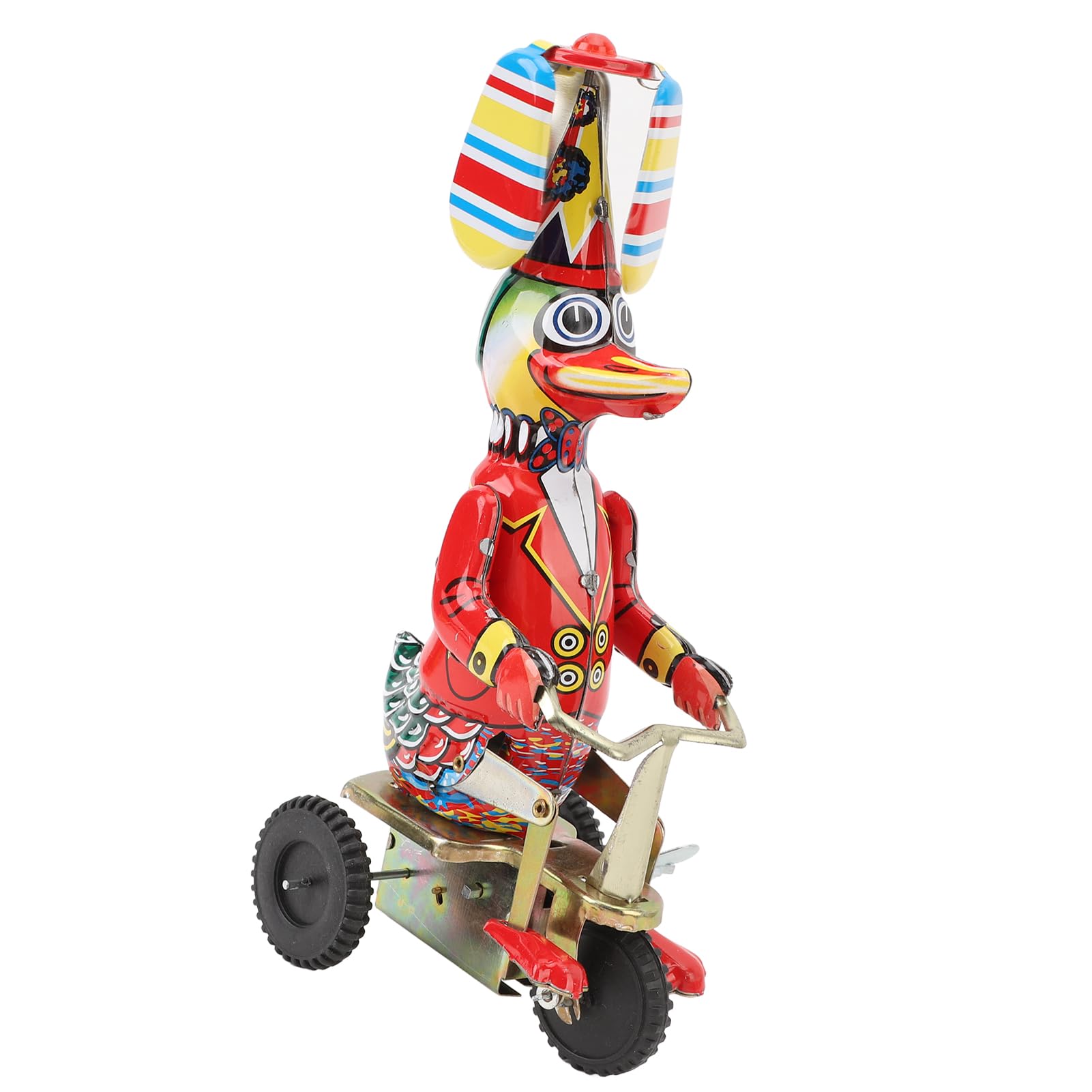 Clockwork Tin Toy,Duck On Tin Toy Handmade Delicate Clockwork Retro Wind Up Toy Adult Collections Gift