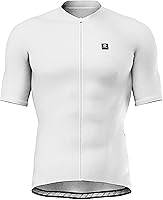 LAMEDA Men's Short Sleeve Cycling Jersey - Breathable Quick-Dry Biking Shirt with 3 Rear Pockets, Moisture Wicking Fabric