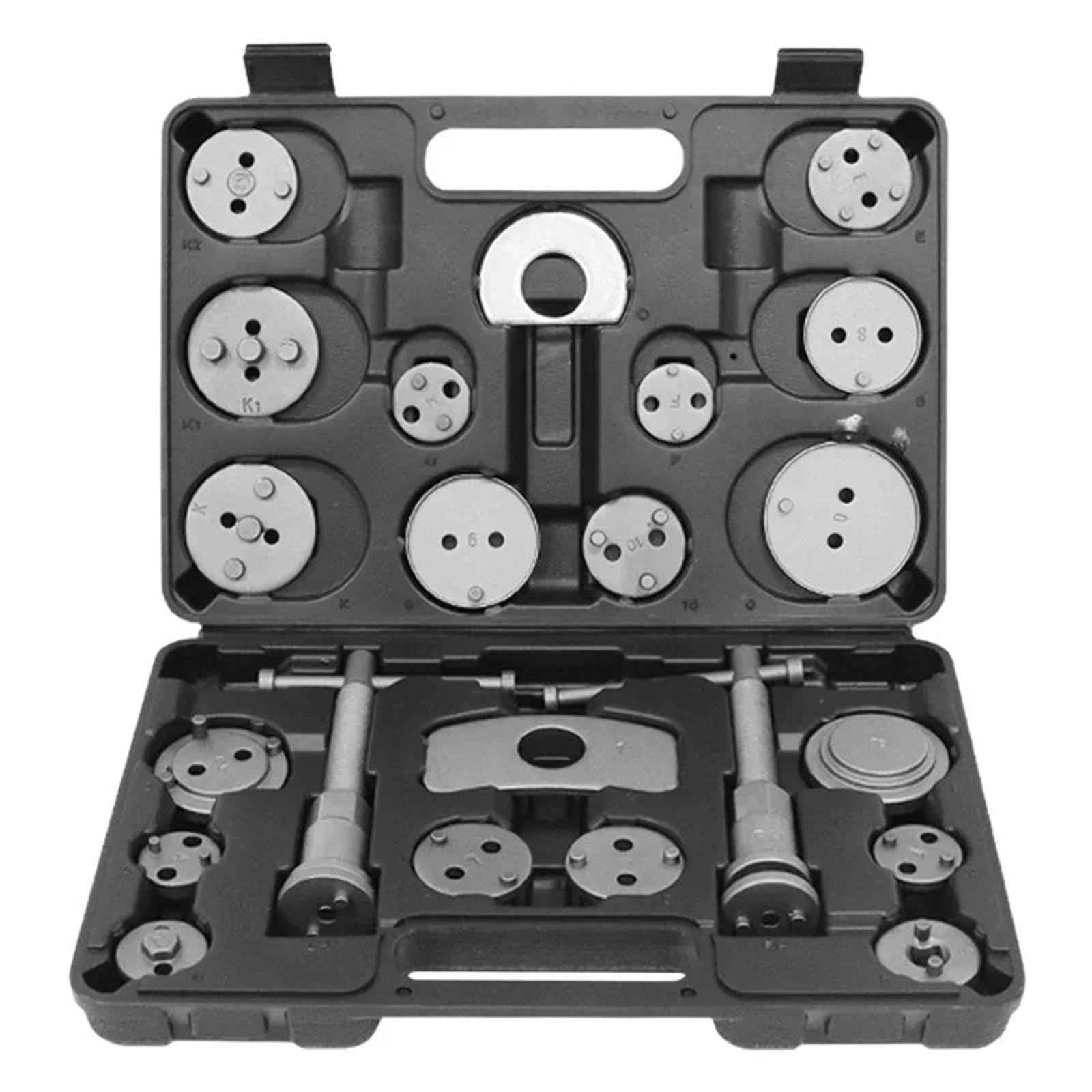 Ajustador freno de tambor 22 Piezas De Herramientas De Retorno De Subbomba De Freno, Pistón Superior Y Trasero, Desmontaje Y Reemplazo De Pastillas De Freno piston calibre freno